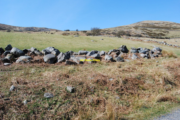 Photo 6"x4" Stone heap from pasture improvement Cutiau c2010