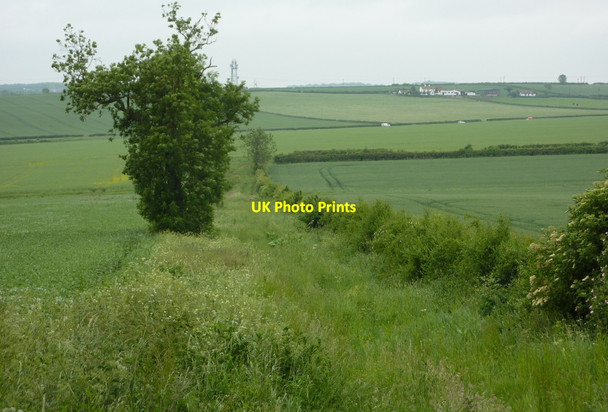Photo 6"x4" Footpath with open views to the south North Wheatley c2010