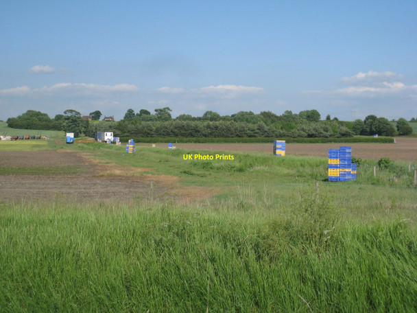Photo 6"x4" Crates awaiting the crop Blyton c2010