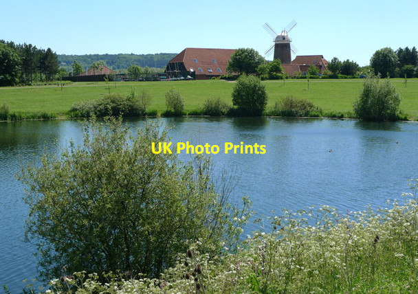 Photo 6"x4" Caldecote Lake and Pub, Milton Keynes Simpson\/SP8835 c2010