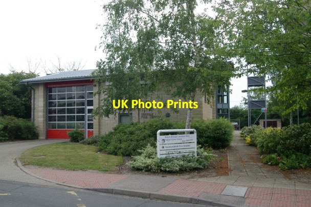 Photo 6"x4" Saxmundham fire station Saxmundham c2010