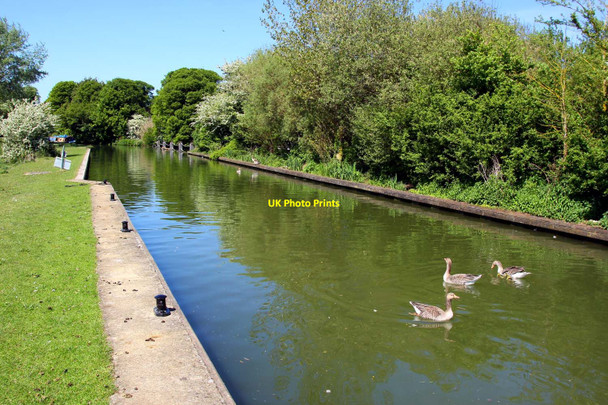 Photo 6"x4" The approach to Godstow Lock Wolvercote c2010