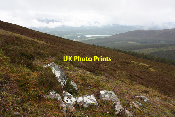 Photo 6"x4" Slopes above the Allt nan S\u00c3\u00b9ilean Dubha Carn an Fhuarain Duibh c2010