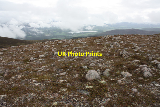 Photo 6"x4" Stony summit of Geal-charn Beag Carn nan S\u00f9ilean Dubha c2010
