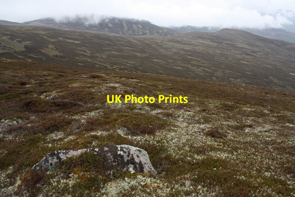 Photo 6"x4" Eastern slopes of  An Sguabach Alvie c2010