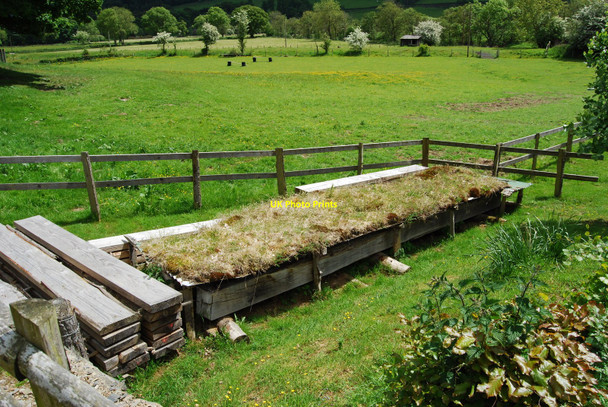 Photo 6"x4" Sawn timber store at Dol-y-gadfa Llandderfel c2010