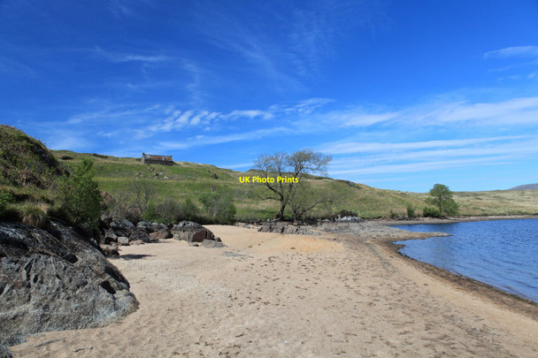 Photo 6"x4" Shore of Loch Te\u00c3\u00a0rnait Crannog\/NM7447 c2010