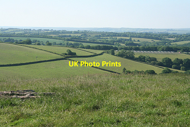 Photo 6"x4" Stoodleigh: above Wapsley Loxbeare c2010