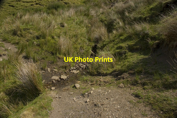 Photo 6"x4" Ford on footpath under Middle Knoll Sykes\/SD6351 c2010
