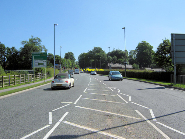 Photo 6"x4" Looking up Clayton By-pass Congleton c2010