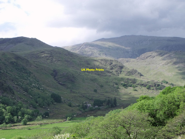 Photo 6"x4" Looking towards Snowdon range Nant Cynnyd c2010