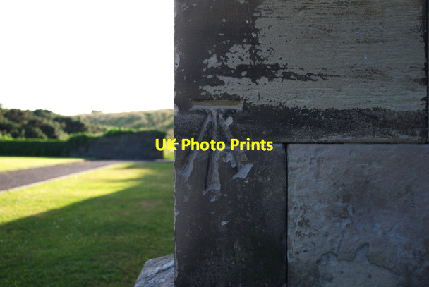 Photo 6"x4" Bench Mark, Conlig Conlig c2010