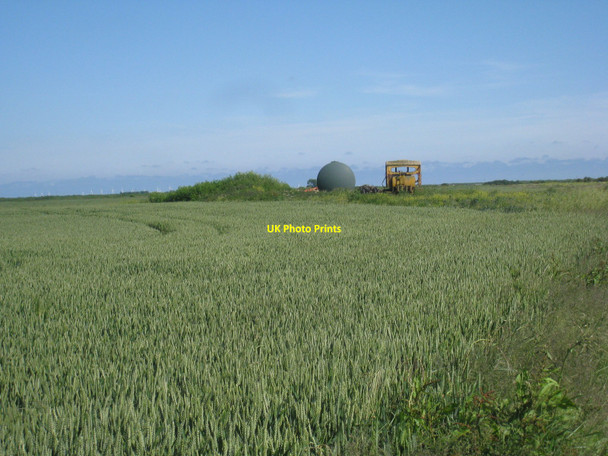 Photo 6"x4" Abandoned machinery Habertoft c2010