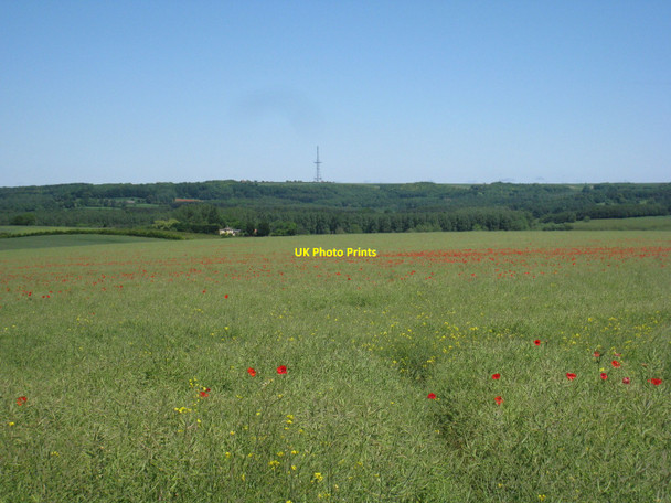 Photo 6"x4" View towards Stenigot pylon Market Stainton c2010