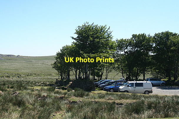 Photo 6"x4" Dartmoor Forest: car park by the B3357 Merrivale\/SX5475 c2010