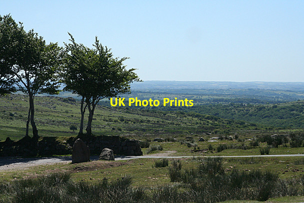 Photo 6"x4" Dartmoor Forest: towards the Walkham valley Merrivale\/SX5475 c2010