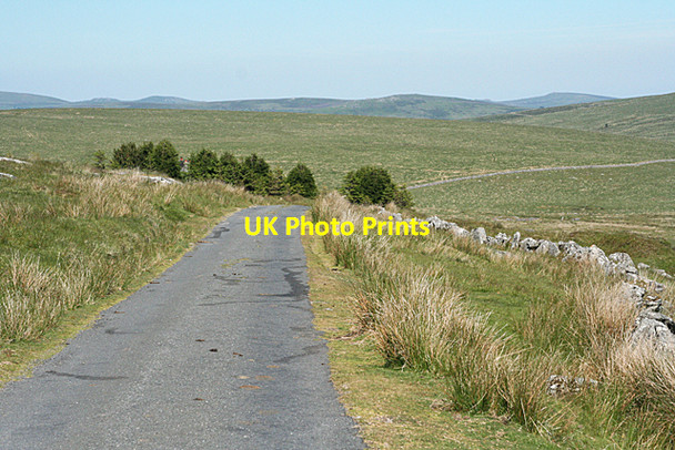 Photo 6"x4" Dartmoor Forest: lane to Whiteworks Princetown\/SX5873 c2010