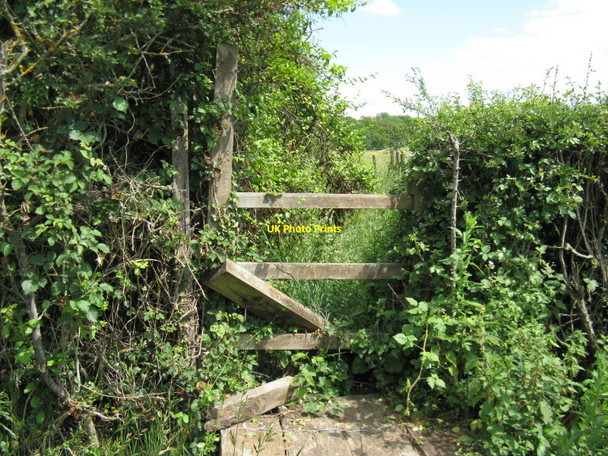 Photo 6"x4" Stile damage just off the Plaistow Road Upper Ifold c2010