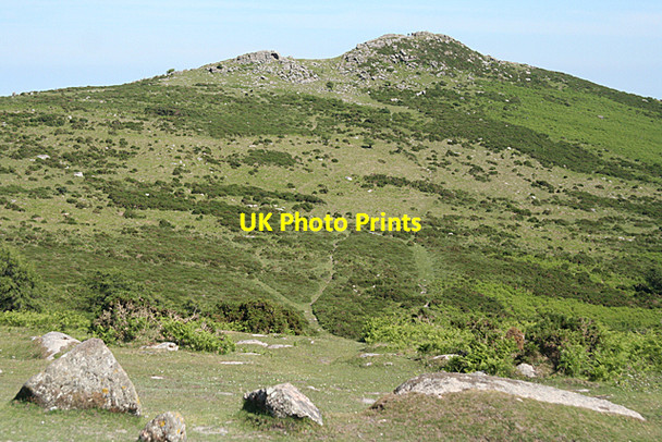 Photo 6"x4" Widecombe in the Moor: Sharp Tor Dartmeet c2010