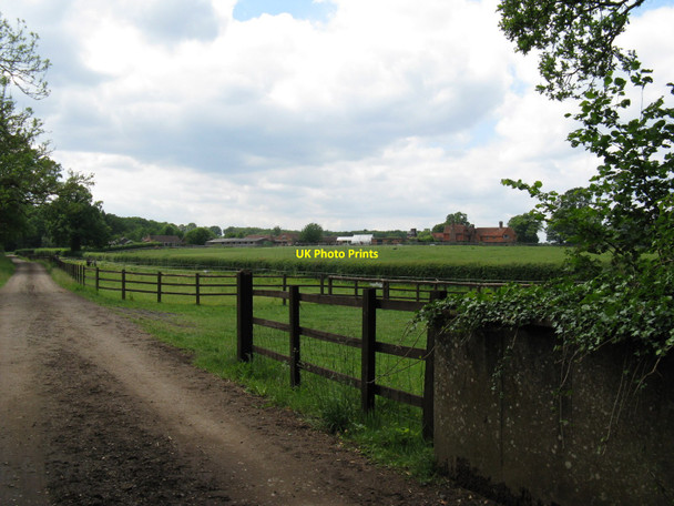 Photo 6"x4" Burningfold Manor from Furnace Bridge Dunsfold Common c2010