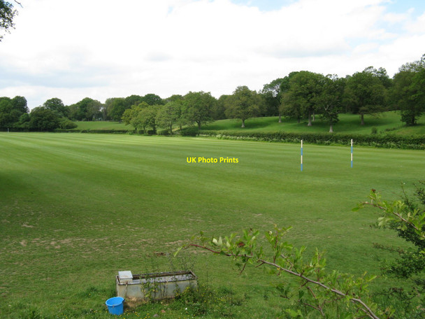 Photo 6"x4" Polo field near Burningfold Manor Dunsfold Common c2010