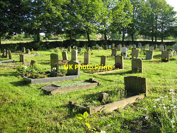 Photo 6"x4" Graveyard of the Church of St Mary the Virgin Church End\/TL5727 c2010