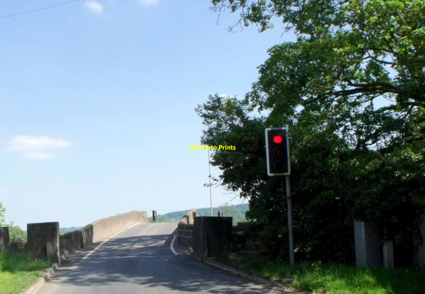 Photo 6"x4" End of bridge, Llandrinio, Powys Criggion c2010
