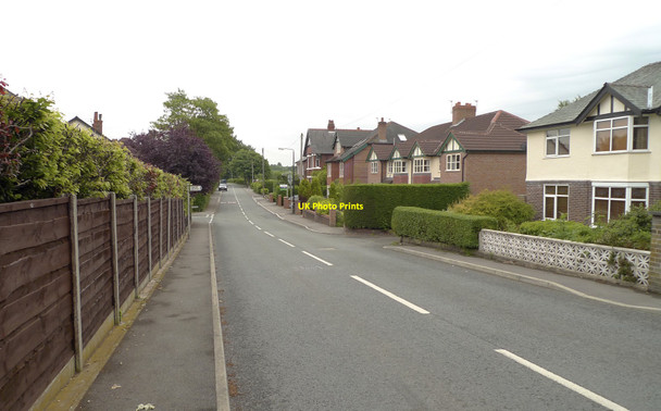 Photo 6"x4" Bankhall Lane, approaching the railway bridge, Hale Hale\/SJ7686 c2010