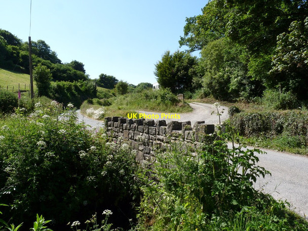 Photo 6"x4" A bridge over a stream near the entrance to Gould's Farm Nethercott\/SS4839 c2010
