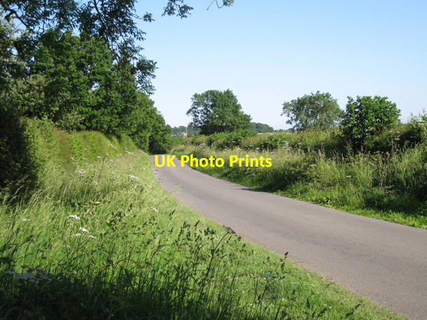 Photo 6"x4" Pinley Road heads downhill Pinley Green c2010