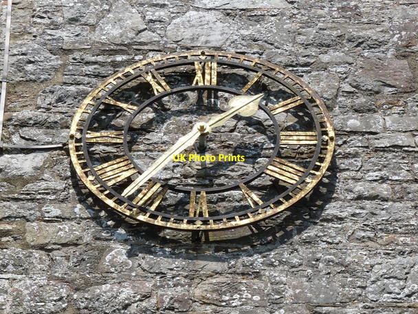 Photo 6"x4" The clock on the tower of St George's Church, Georgeham Georgeham c2010