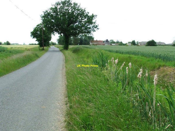 Photo 6"x4" Minor Road Bedfield c2010