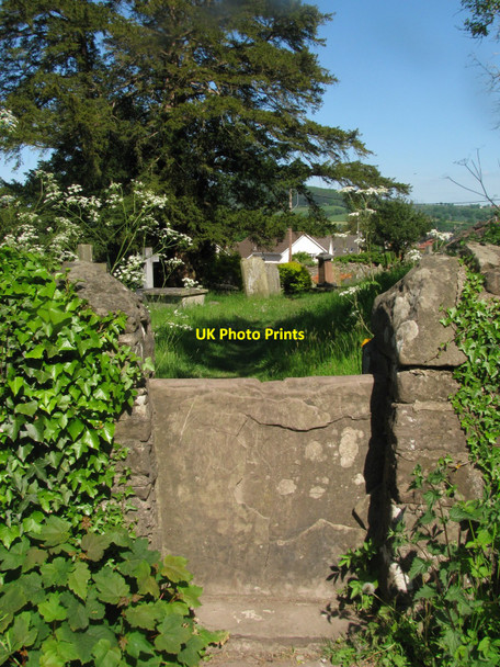 Photo 6"x4" Churchyard Stone Stile Abergavenny\/Y Fenni c2010