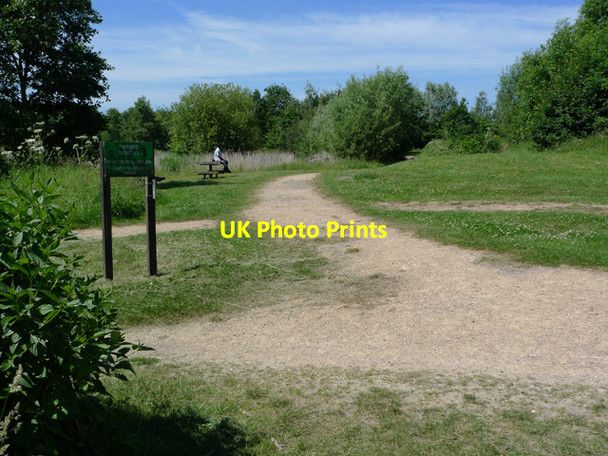 Photo 6"x4" Blue Lagoon Nature Reserve Water Eaton\/SP8732 c2010