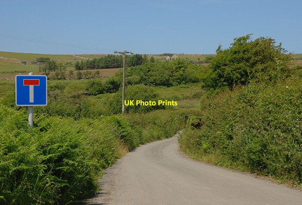 Photo 6"x4" Dead-end road Bwlch\/SH5705 c2010