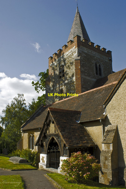 Photo 6"x4" St. Peter & St. Paul's Nutfield c2009