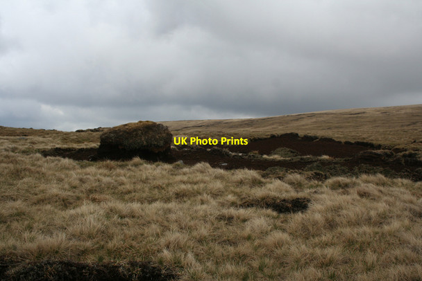 Photo 6"x4" Isolated peat tower Dun Hillocks c2010