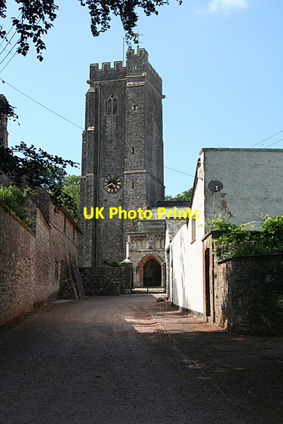 Photo 6"x4" Holcombe Rogus: towards All Saints Church Holcombe Rogus c2010