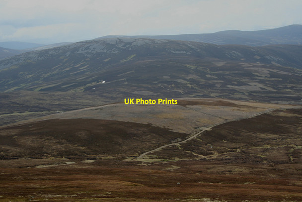 Photo 6"x4" Muirburn and hill track Allt a' Bhealaich Bhuidhe c2010