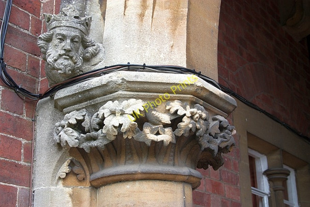Photo 6"x4" Stonework,  Beauchamp Community clock tower Great Malvern c2009