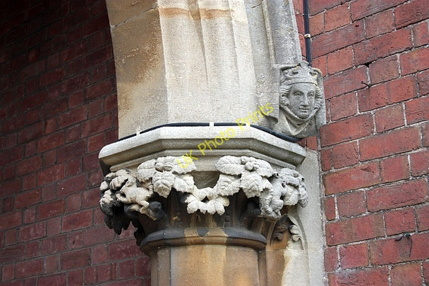 Photo 6"x4" Stonework,  Beauchamp Community clock tower Great Malvern c2009 P1