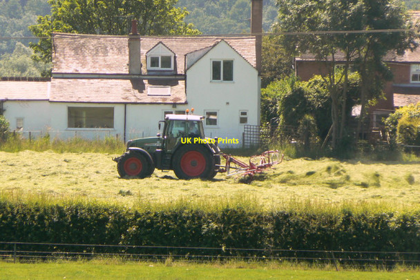 Photo 6"x4" Haymaking near Bunny Bradmore\/SK5831 c2010