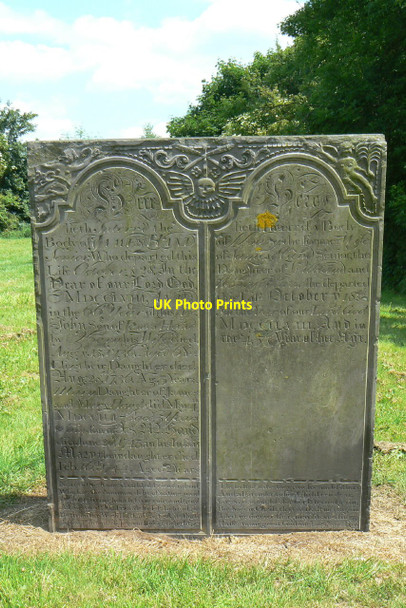 Photo 6"x4" Gravestone at Flawford Church Tollerton\/SK6034 c2010