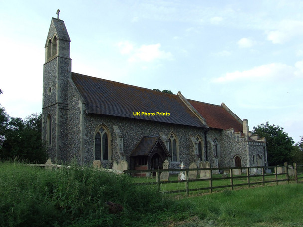 Photo 6"x4" St Mary Langham Badwell Ash c2010