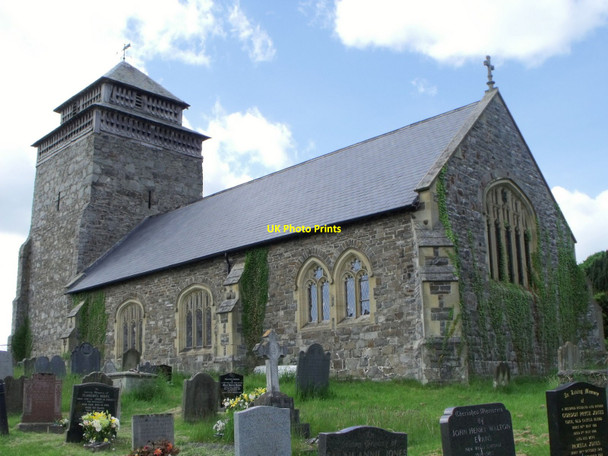 Photo 6"x4" St. Beuno's, Bettws Cedewain, Powys Bettws Cedewain c2010