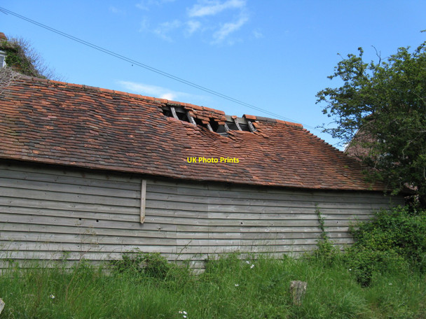 Photo 6"x4" Roof repair required at Brockwells Farm Little Horsted c2010