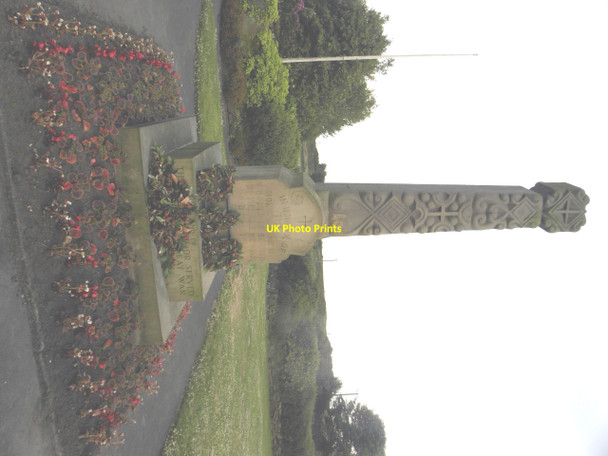 Photo 6"x4" Norland War Memorial Sowerby Bridge c2010