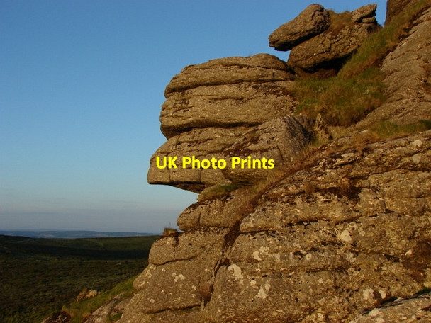 Photo 6"x4" Saddle Tor Lewthorn Cross c2010