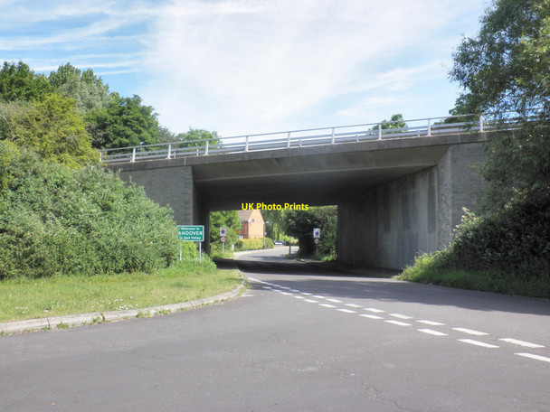 Photo 6"x4" Flyover, Upper Clatford Andover c2010