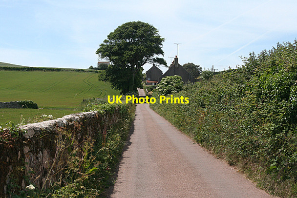 Photo 6"x4" Chivelstone: towards New Houses Chivelstone c2010
